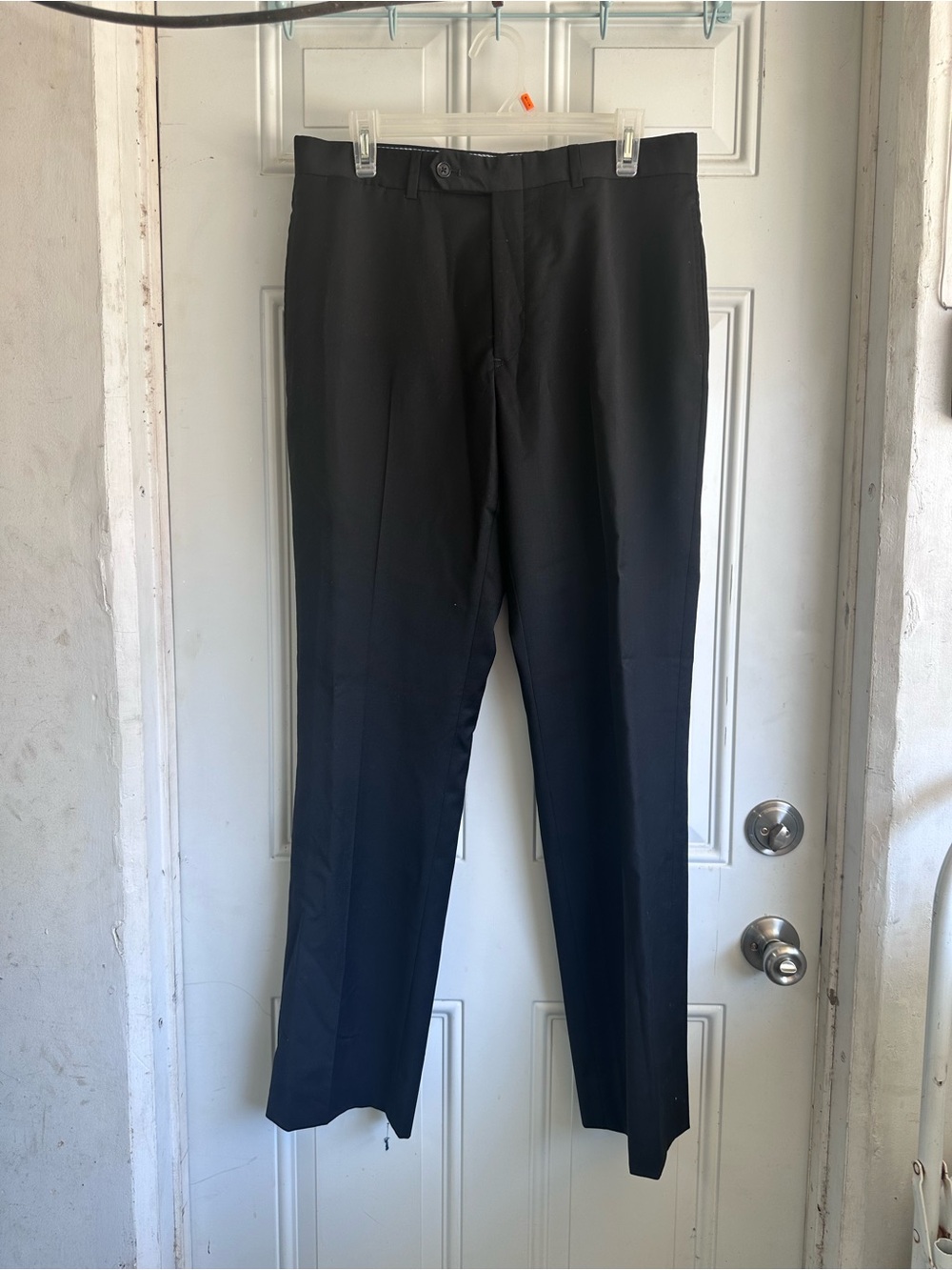 Tommy Hilfiger Men's Black Dress Pants - Classic Straight